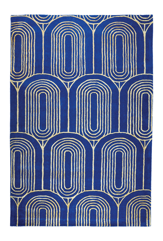 Ultramarine Blue Art Deco